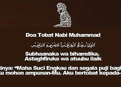 Doa Tobat Islam Bahasa Arab